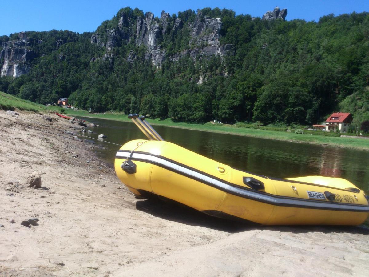 Campingplatz Am Treidlerweg ケーニッヒスシュタイン・アン・デ・エルベ エクステリア 写真