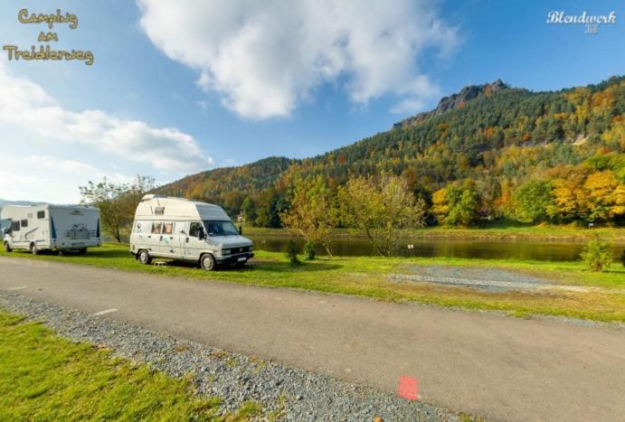 Campingplatz Am Treidlerweg ケーニッヒスシュタイン・アン・デ・エルベ エクステリア 写真