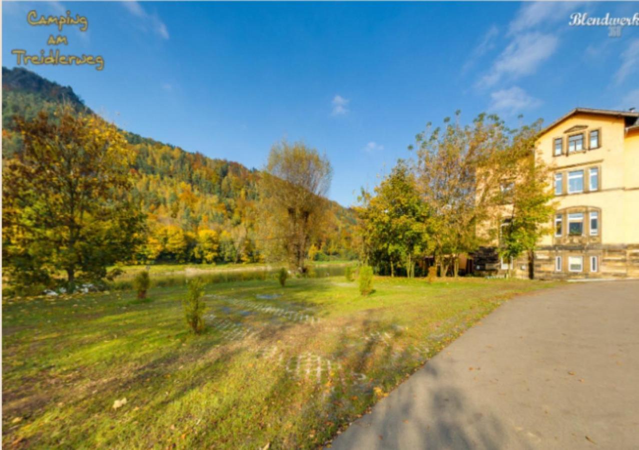 Campingplatz Am Treidlerweg ケーニッヒスシュタイン・アン・デ・エルベ エクステリア 写真