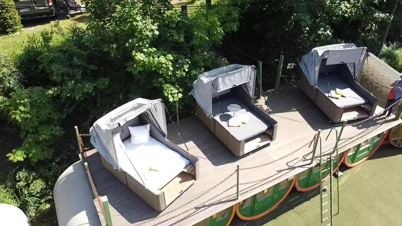 Campingplatz Am Treidlerweg ケーニッヒスシュタイン・アン・デ・エルベ エクステリア 写真