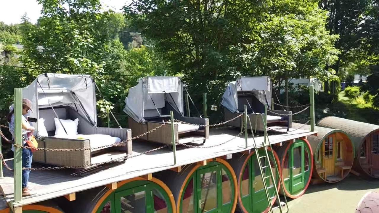 Campingplatz Am Treidlerweg ケーニッヒスシュタイン・アン・デ・エルベ エクステリア 写真